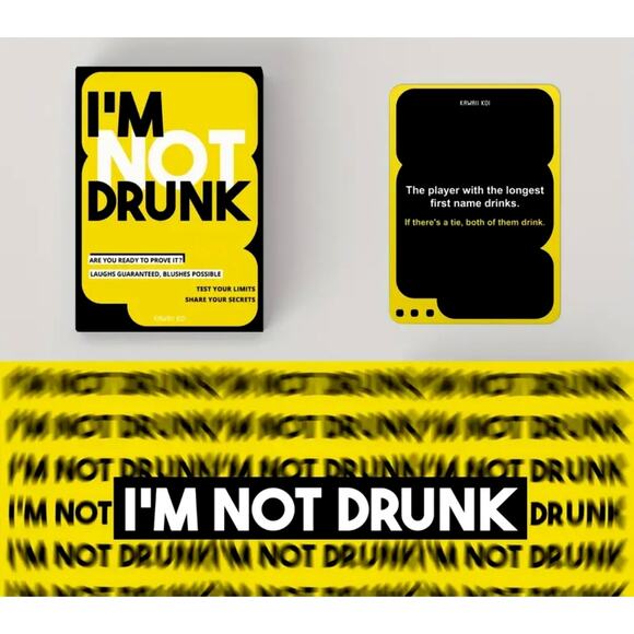 I'm Not Drunk Drinking Card Game - Picture 3 of 7